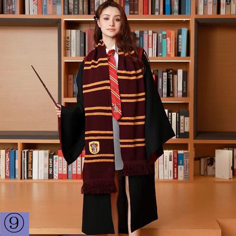 Khăn Choàng Cổ Harry Potter Gryffindor Siêu Dày Giữ Ấm Bốn Mùa Phong Cách Đại Học Cho Nam Và Nữ Siege Hogwart