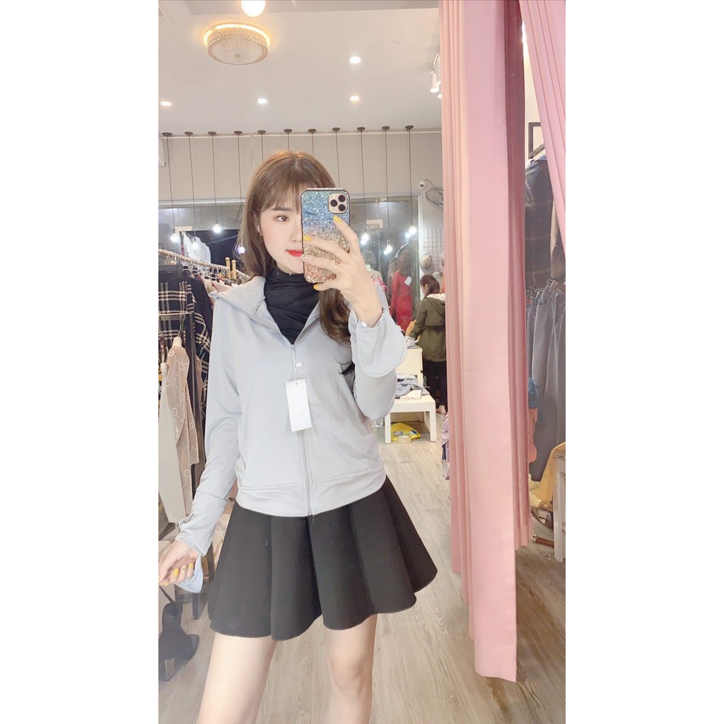 Áo chống nắng thông hơi cao cấp Tay cúc thao rời