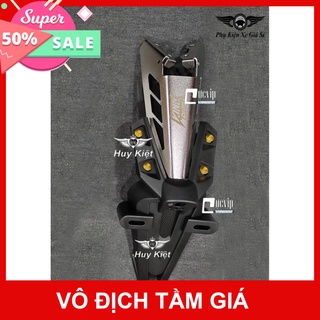 HCM- (3083) Sử Dụng Cho Xe Exciter 150 - Bộ Dè Sau + Đuôi Đèn Inox + 4 Ốc Kiểng Cao Cấp