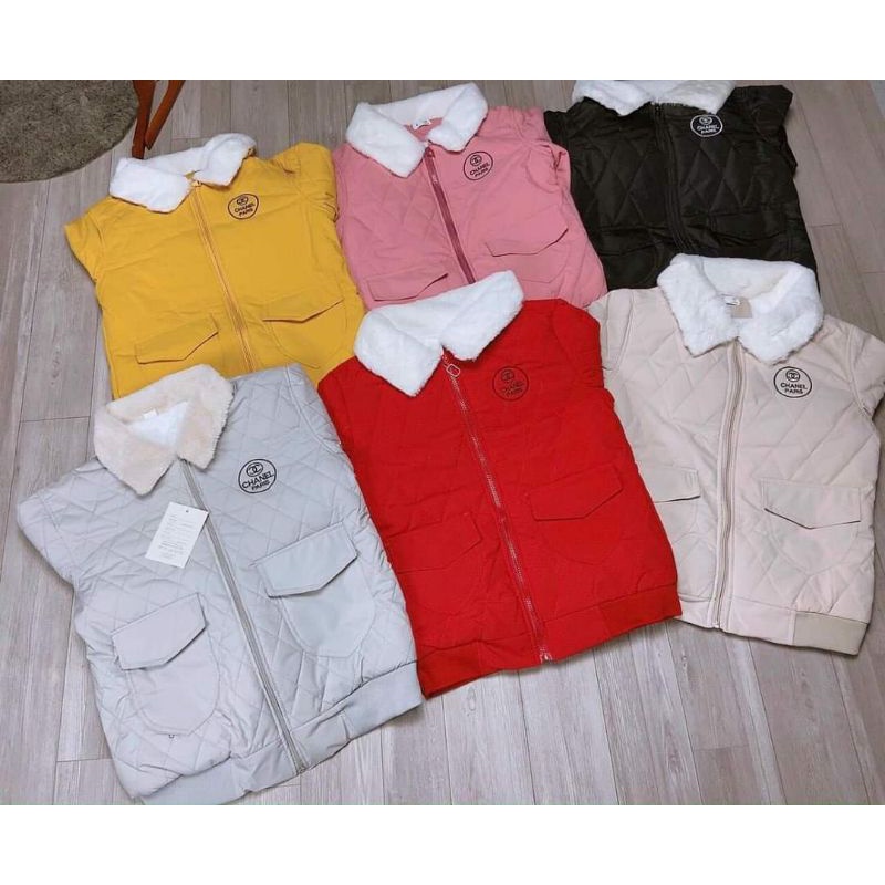 Áo phao nữ lót lông, cổ lông cực ấm túi hộp | BigBuy360 - bigbuy360.vn