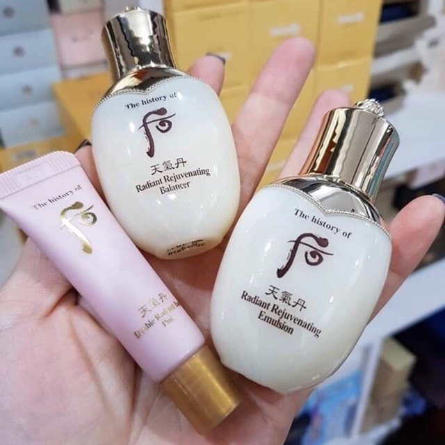 Set Phấn nước Whoo Cheongidan Radiant Essence Cushion SPF50/PA+++