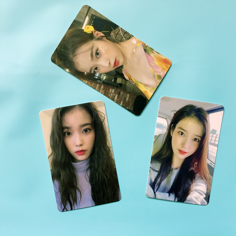 Bộ 5 Thẻ Hình Ca Sĩ IU Xinh Xắn 2022