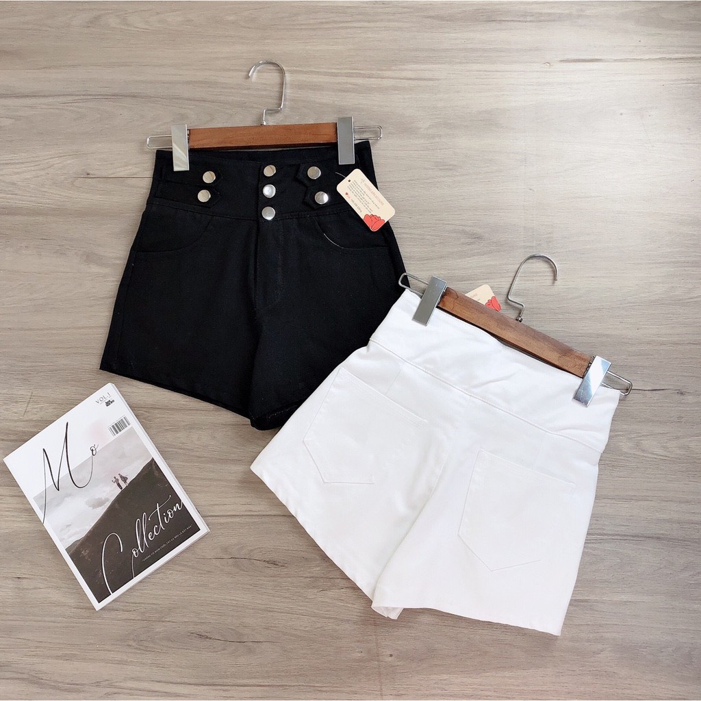 quần short kaki đính nút mẫu mới siêu hot