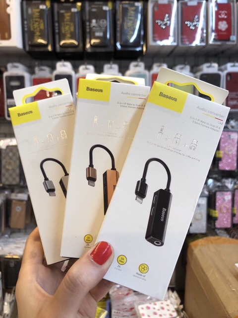 Jack chuyển Lightning sang Audio 3.5 và lightning đàm thoại