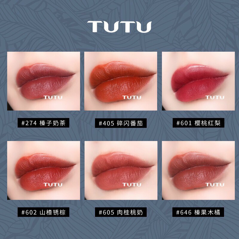 TU5333 Son thỏi Tutu x Aroma Little Blue Lipstick TCN
