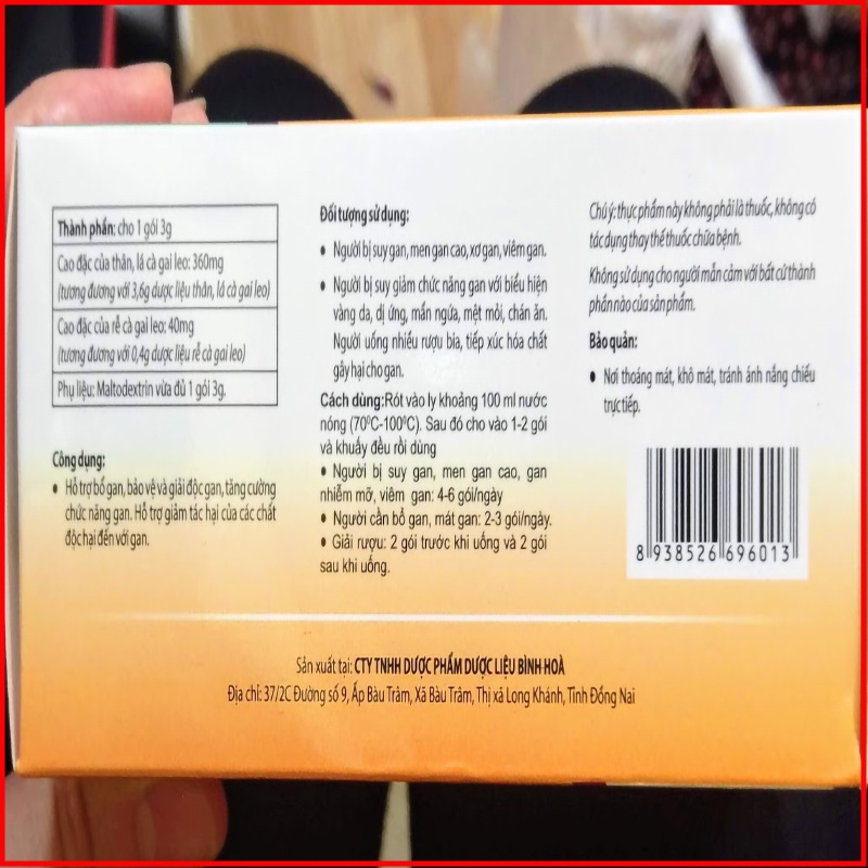 Huệ đà giải độc gan thải độc mát gan hộp 30 gói