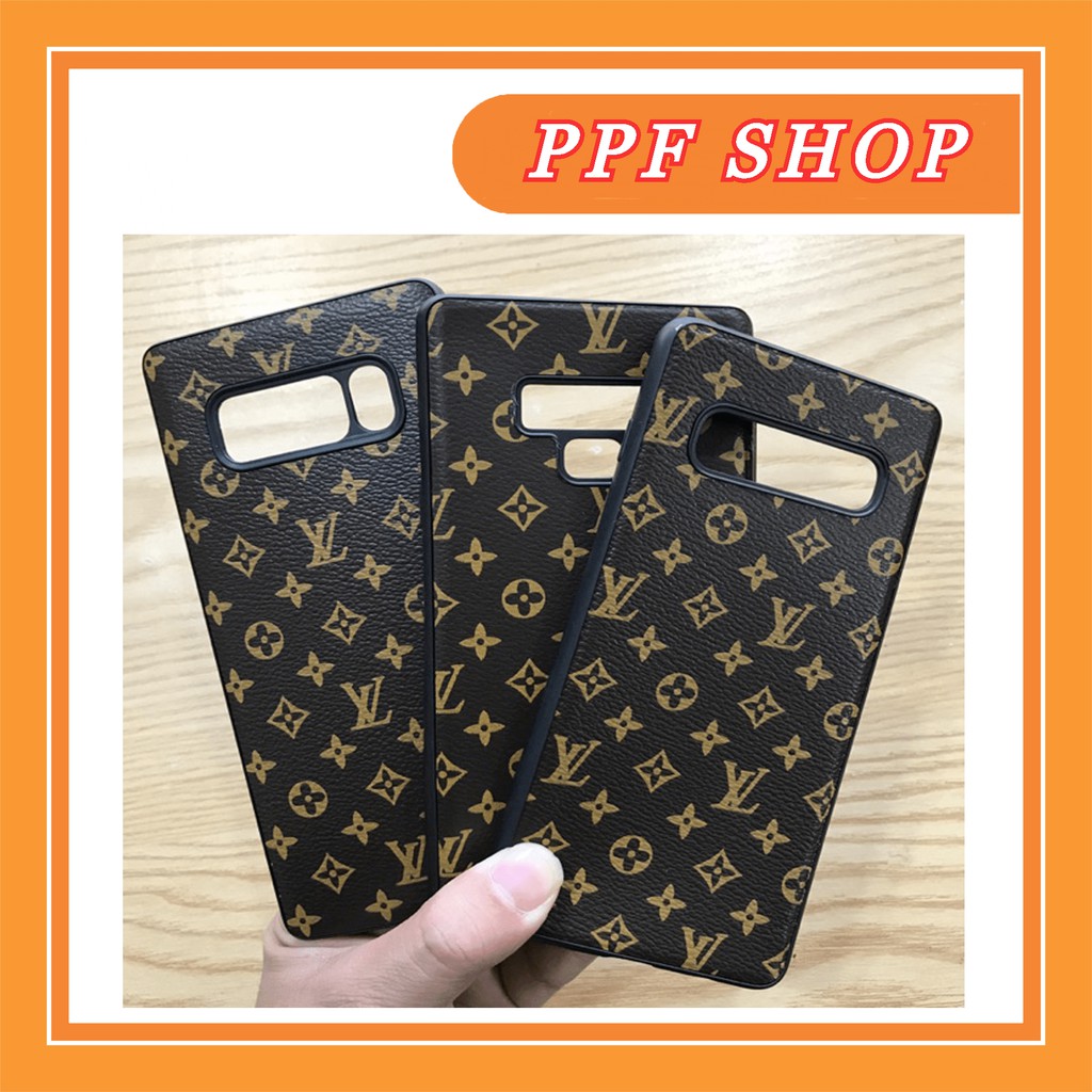 Ốp Lưng dẻo logo LV giả da cho Samsung Note8/note9/note10/note10+/S8+/S9+/S10+/s9/s10
