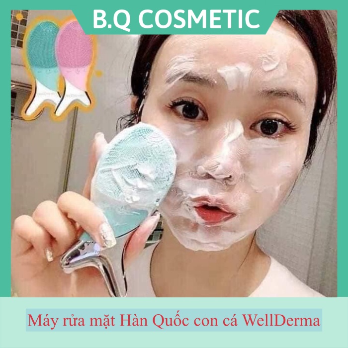 (Hàng Chính Hãng) Máy rửa mặt Hàn Quốc con cá WellDerma