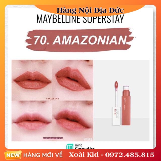 Son Maybelline SuperStay Matte Ink Liquid của Đức