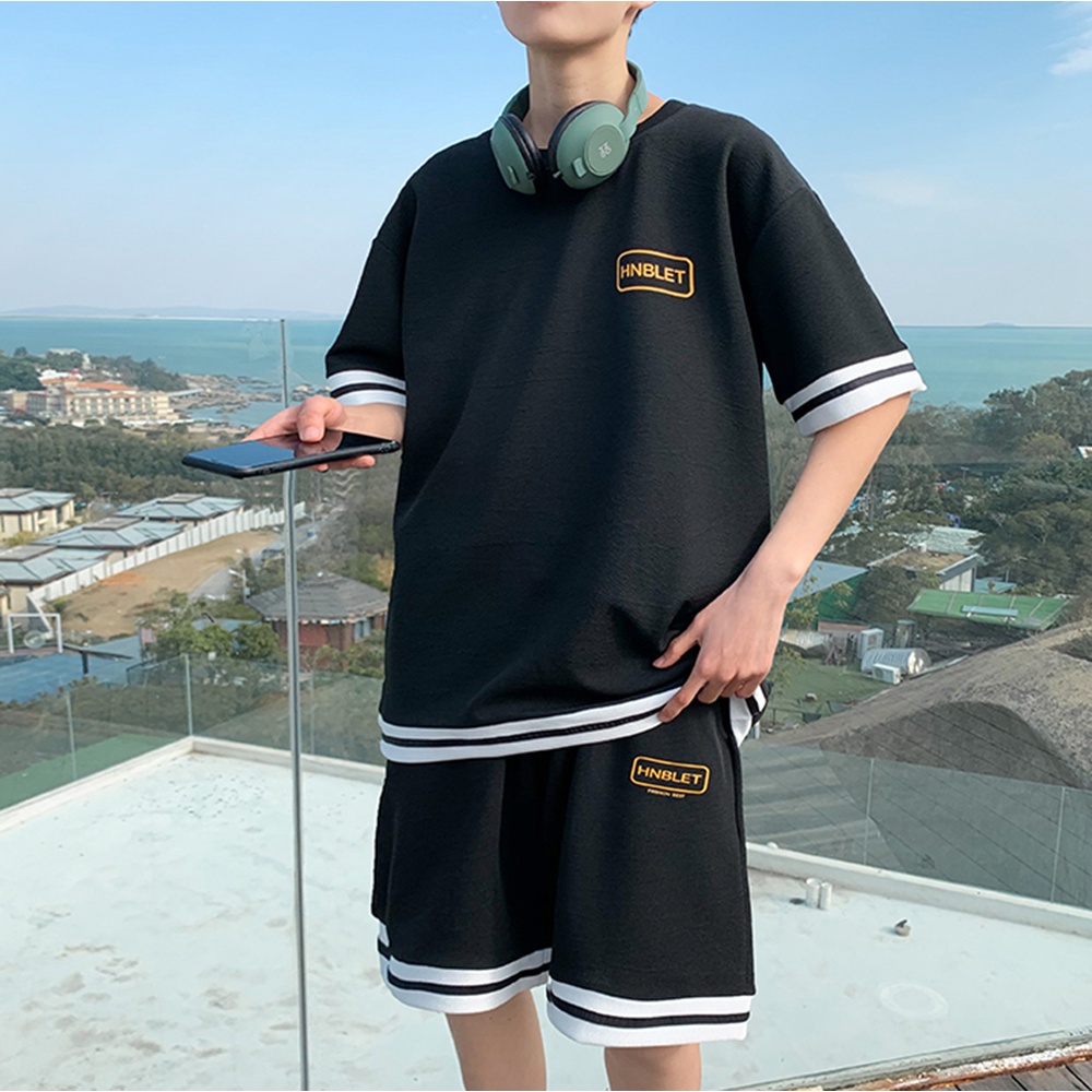 Bộ Đồ Thun Nam Mùa Hè "MOON" Style Hàn Quốc Trẻ Trung ZENKODLMEN - SET NAM 90000161C2