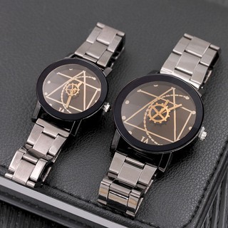 CODJam Tangan Couple/ Motif Roda Gigi /Jam Tangan Murah/ Jam Tangan Motif Kompas/  Stainless Steel