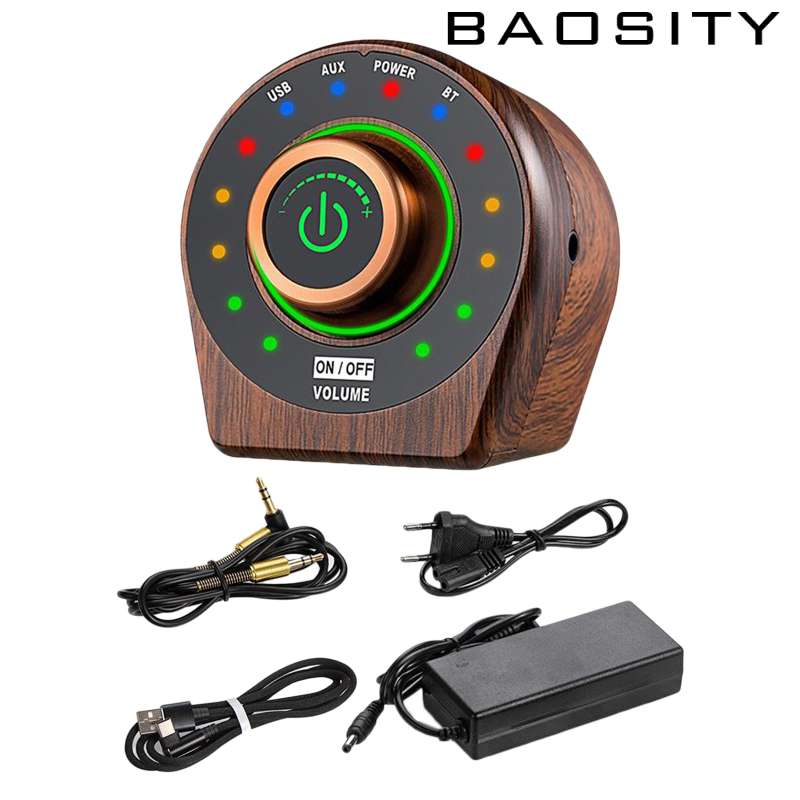 [BAOSITY]HiFi 100W Class D Bluetooth Power Amplifier Wood Grain