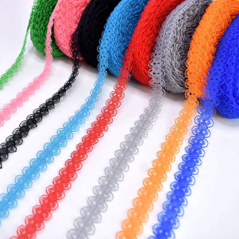 Cuộn Dây Ruy Băng Ren 10M 14mm Tự Làm Thủ Công Đa Ứng Dụng