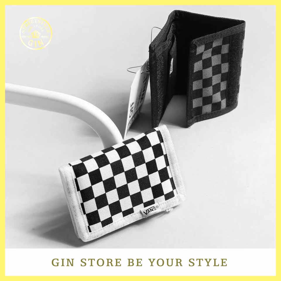 Ví caro đen trắng - Gin store Gin Store VI