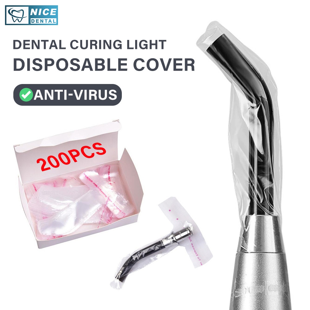 Set 200 Vỏ Bọc Đèn Bảo Vệ Đầu Chuyên Dụng Cho Nha Khoa