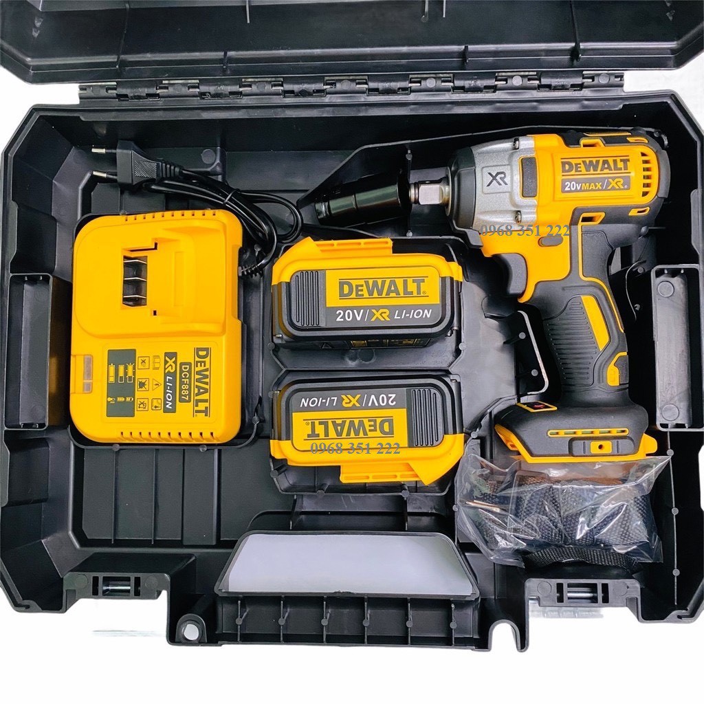 Máy siết bulong,máy cầm tay chạy pin DEWALT 20V bảo hành chính hãng 12 tháng