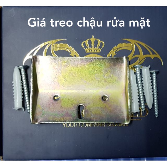 Giá treo chậu rửa mặt kèm vít và nở. pot holder