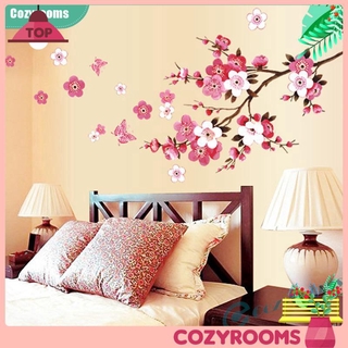 Giấy dán tường họa tiết hoa anh đào xinh xắn dễ thương