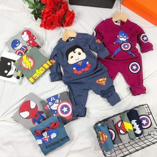 Bộ bozip xuất dài tay cho bé trai và bé gái