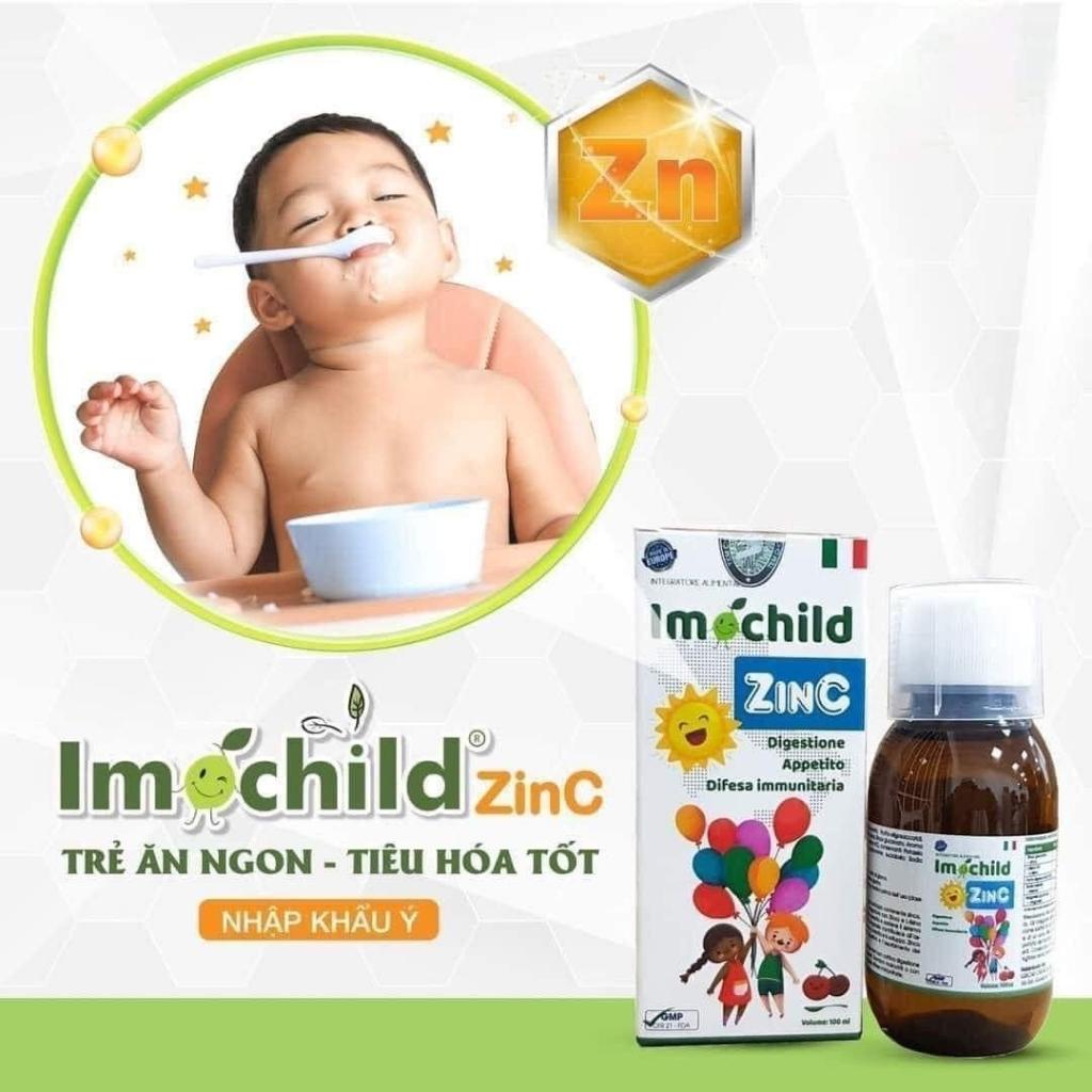 Kẽm ZinC Imochild Lysin Vitamin Giúp Bé Ăn Ngon, Tăng Cân Khỏe Mạnh | Nhập khẩu chính hãng Italy