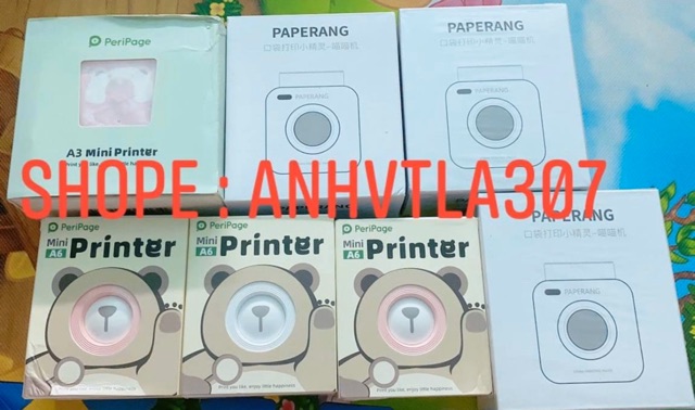 [ Chính Hãng]Máy in nhiệt mini PERIPAGE/Paperang/PoooliTặng kèm quà