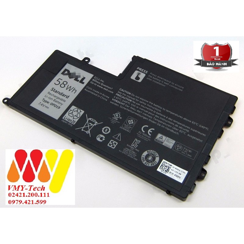 [Giảm Mạnh] Pin laptop Dell Latitude 3450 3550 – 5547 (ZIN)- 3 CELL