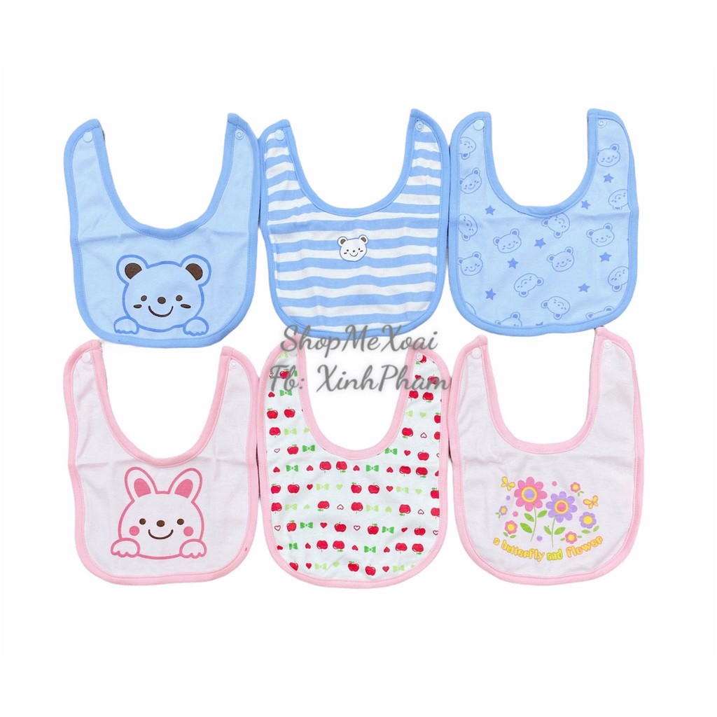 Yếm chữ U xuất dư cho bé iu ăn dặm (size 0-9M)
