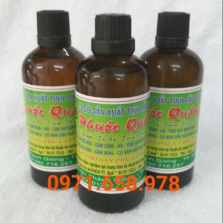 Dầu Tràm Phước Quảng nguyên chất loại 1 chai nhỏ giọt 100ml