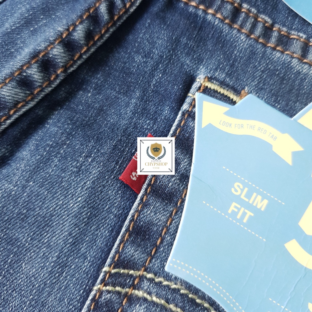 Quần Short Jeans nam Quần đùi nam Levis 511 màu xanh đơn giản