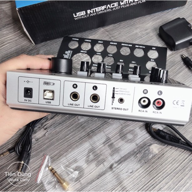 Sound card U16K MK3 hay Sound card USB Alctron U16K MKIII tích hợp nguồn 48V dùng cho tất cả các dong mic thu âm ♥️♥️