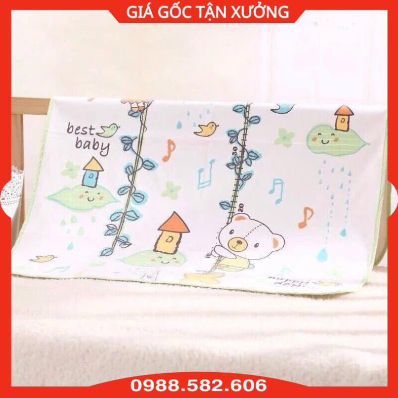 Chiếu Lót Trải Giường, Nôi, Cũi Cho Bé Nằm Best Baby - Kích Thước 58x76cm (Lớp Cotton - Nilon) - BTT00125