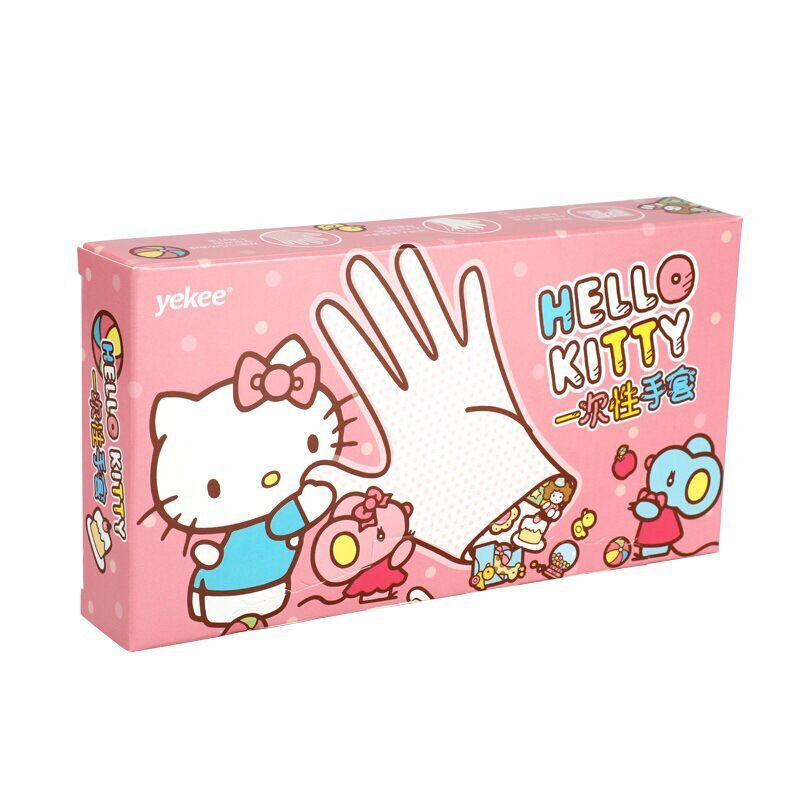 Găng tay chế biến thực phẩm sử dụng 1 lần hình Hello Kitty KT223