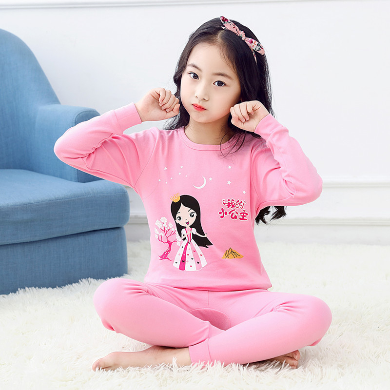 Bộ Đồ Ngủ Pijama 2 Món In Hoạt Hình Dễ Thương Cho Bé