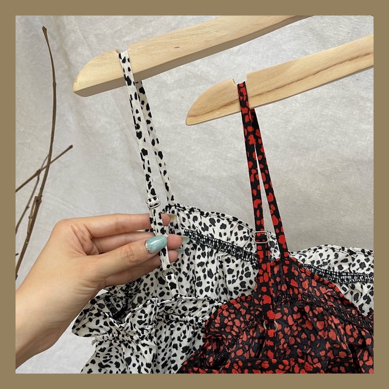 ĐẦM BODY SMOCKING CHIFFON 2 DÂY ACTIVE USA