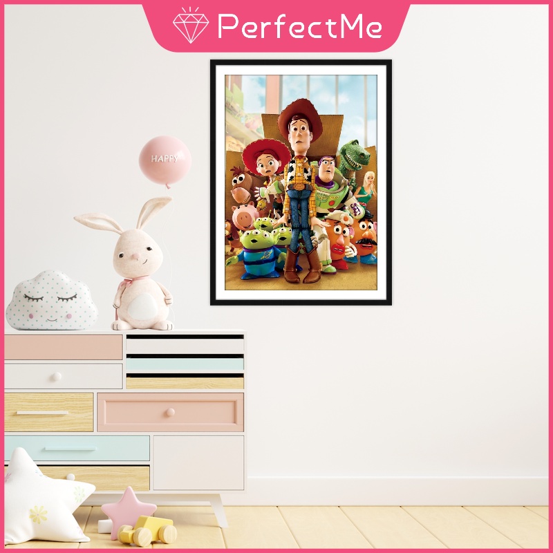 Bộ tranh đính đá 5D họa tiết hoạt hình Disney độc đáo kích thước 30X40CM DIY dùng trang trí nhà cửa