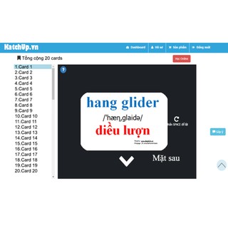 Flashcard tiếng Anh cho bé KatchUp - Giao Thông