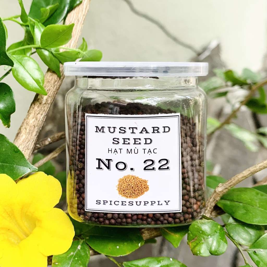 Black Mustard Seed - Mù tạt đen SPICESUPPLY Việt Nam gói Hũ 100g