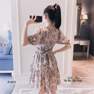 Váy Bầu Đầm Bầu Hoa Nhí A1820