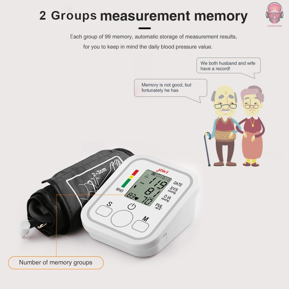 [Hàng mới về] Máy đo huyết áp kỹ thuật số Jziki Zk-B869 Bp màn hình lcd mới 99x2