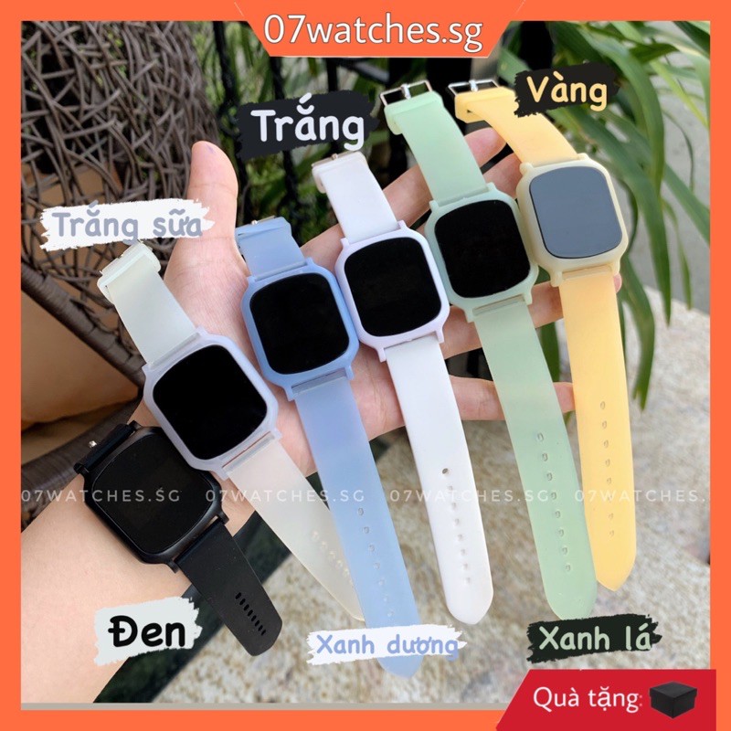 [watches.sg] Đồng hồ thời trang cảm ứng cho nam và nữ dây caosu dẻo mini | WebRaoVat - webraovat.net.vn