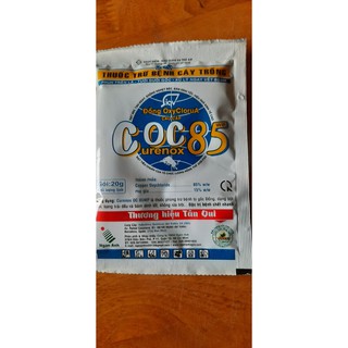 TRỪ NẤM BỆNH,DIỆT VI KHUẨN COC 85 WP GÓI 20GR