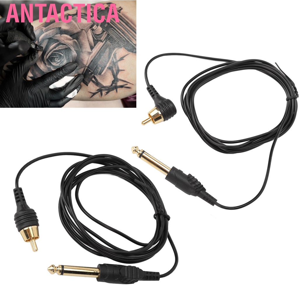 Antactica 6.6ft RCA Tattoo Clip Cord TPE Cable Machine Power Pen Supply