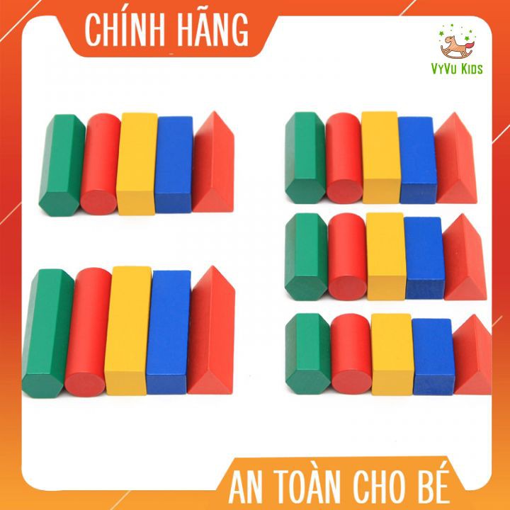 Trụ so sánh giáo cụ Montessori♥️ CHÍNH HÃNG♥️ ĐỒ CHƠI GIÁO DỤC♥️ giúp bé tăng tư duy logic