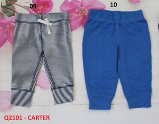 Set 4 Quần Carter dài cho bé sơ sinh (0-5kg)