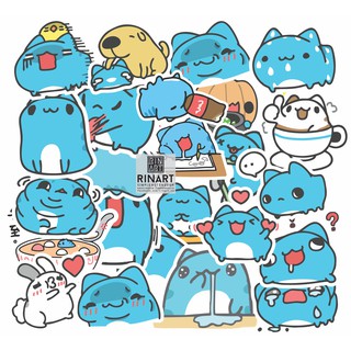 Decal ủi nhiệt mèo capoo cute | Logo Sticker Patch in áo ủi trực tiếp lên vải - Rinart.vn