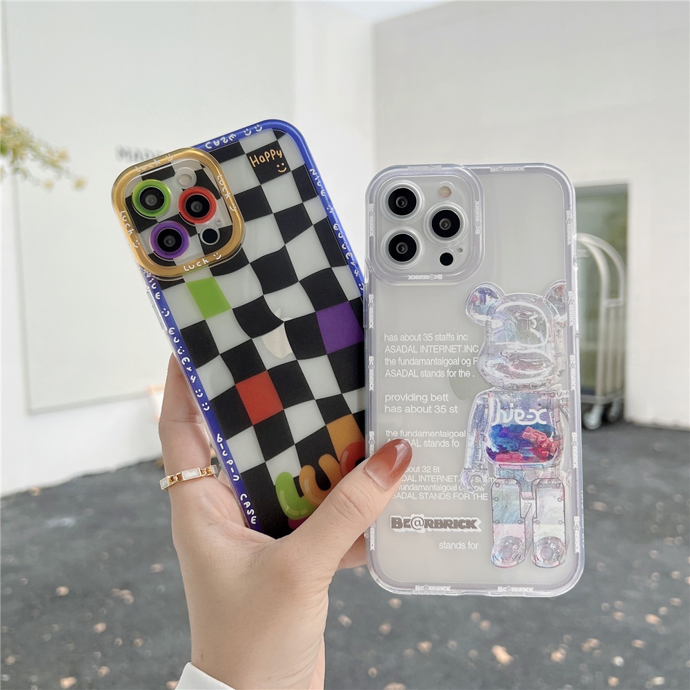 Ốp Điện Thoại Mềm Trong Suốt Hình Gấu Mèo Cho Samsung S22 Ultra S22 Plus S22 S21 FE S21 S30 Plus Ultra S20 FE Note20 Ultra