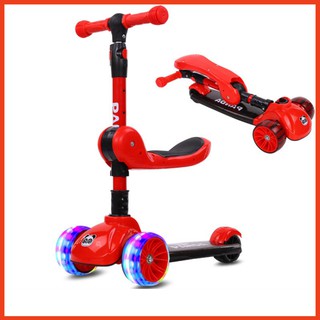Xe scooter gomommy xe đạp 3 bánh tập đi cho bé trai và bé gái hàng chính hãng