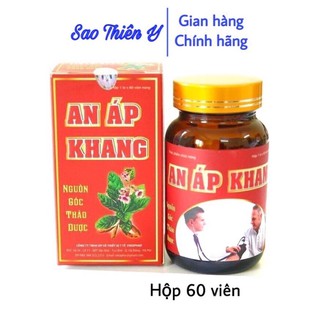 Viên uống hỗ trợ huyết áp cao AN ÁP KHANG Sao thiên y lọ 60 viên