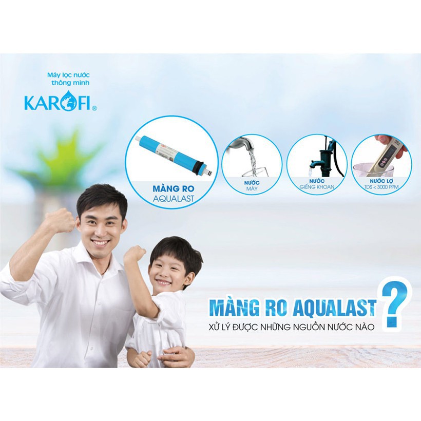 Máy lọc nước RO để bàn, gầm tủ KAROFI SPIDO S-s027 (7 cấp lọc)