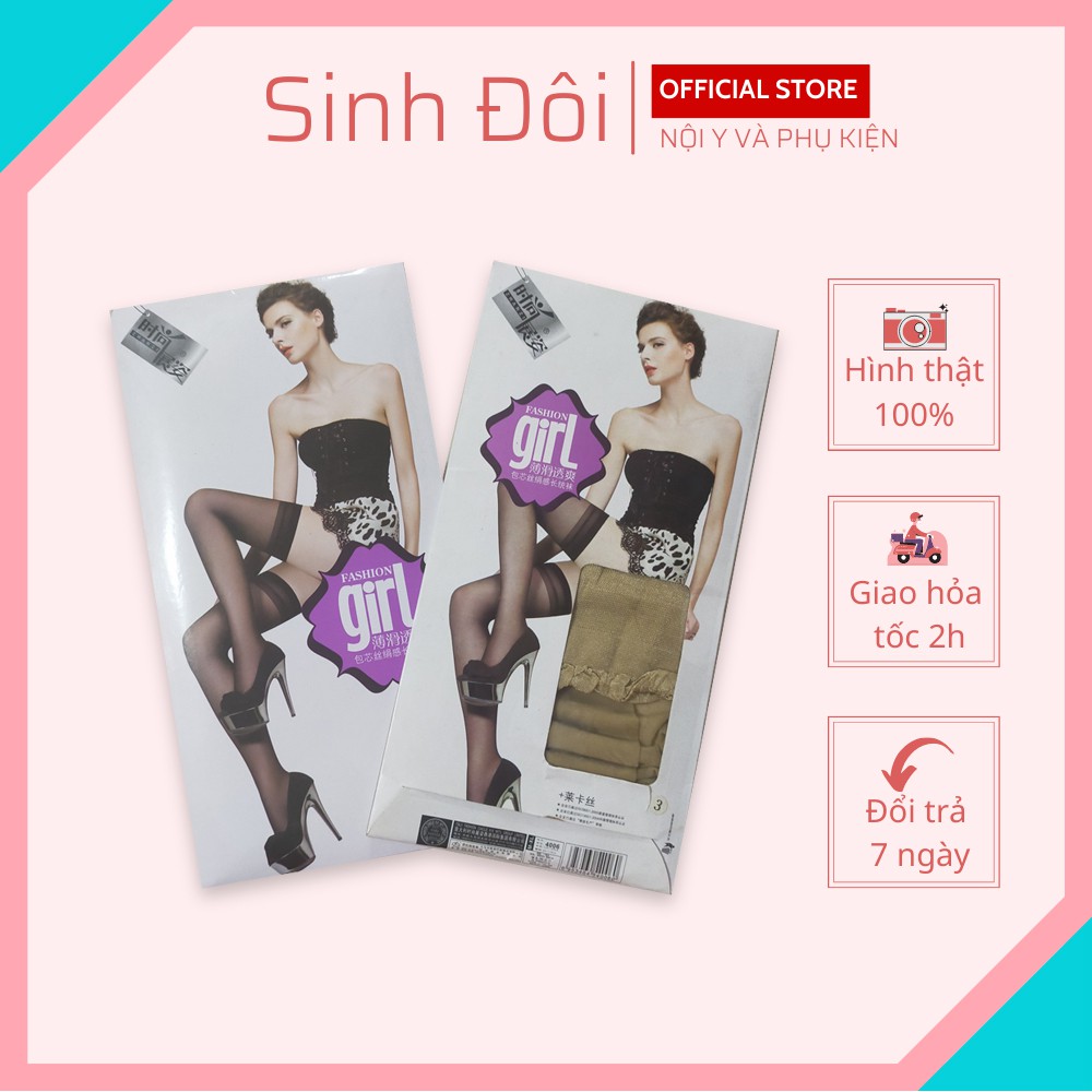 Quần tất vớ da nữ đùi siêu dai cao cấp Fashion Girl loại 1 chống rách che khuyết điểm siêu co giãn freesize dưới 70kg